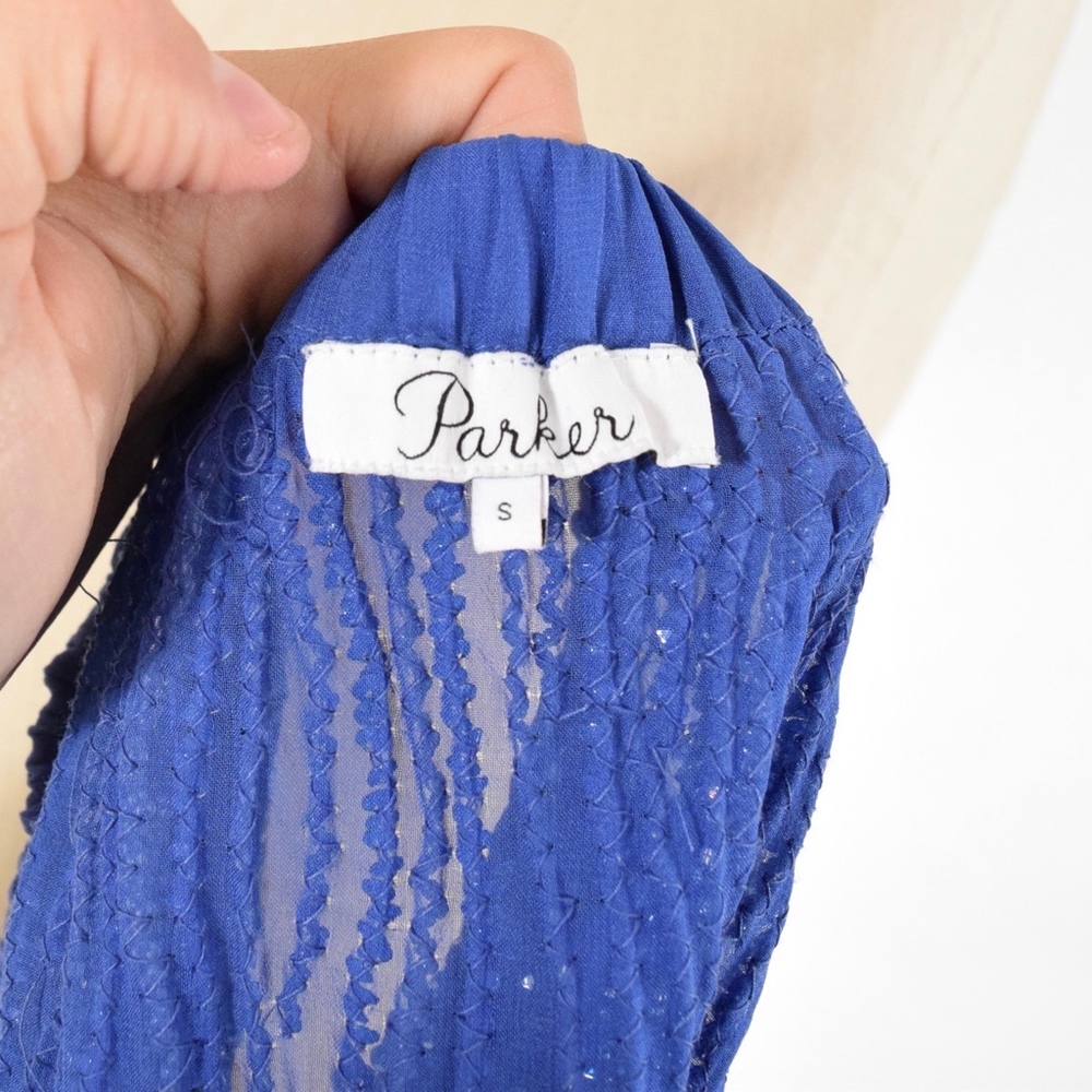 Parker Beaded Georgette Off-the-Shoulder Blouse - Picture 6 of 8